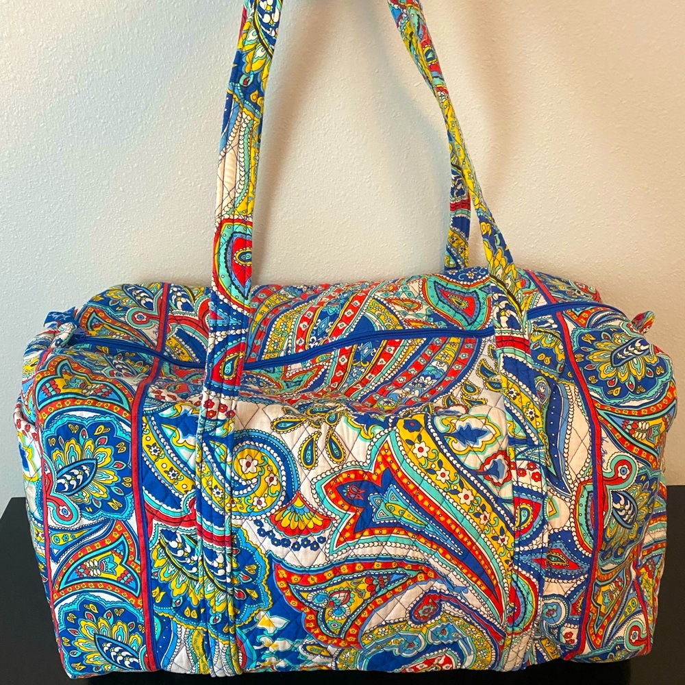 Vera Bradley Luggage Large Duffel Bag Marina Paisley
